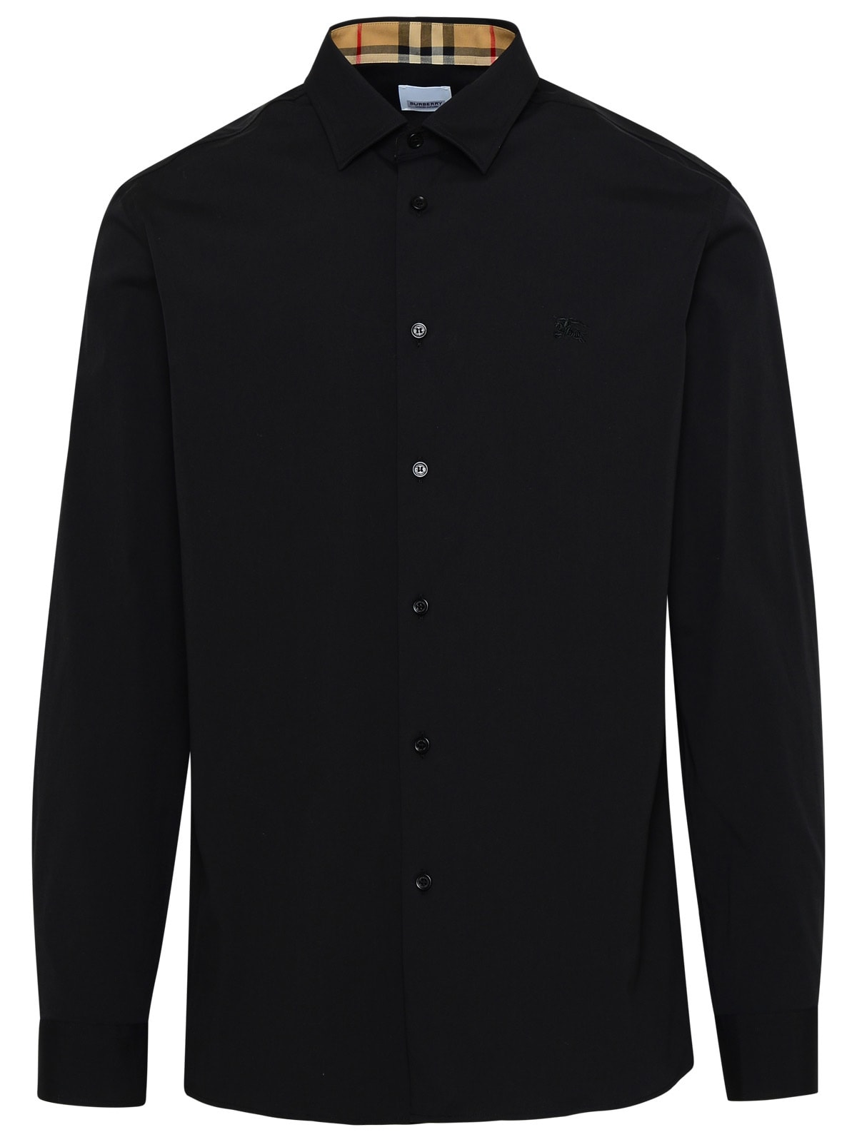 Sherfield Shirt In Black Cotton