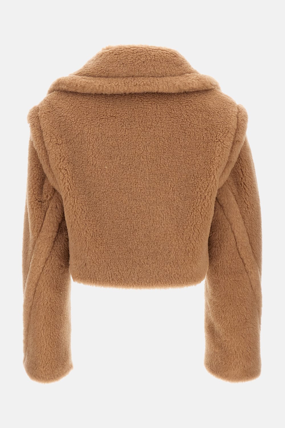 Max Mara Santos Teddy Cropped In Brown