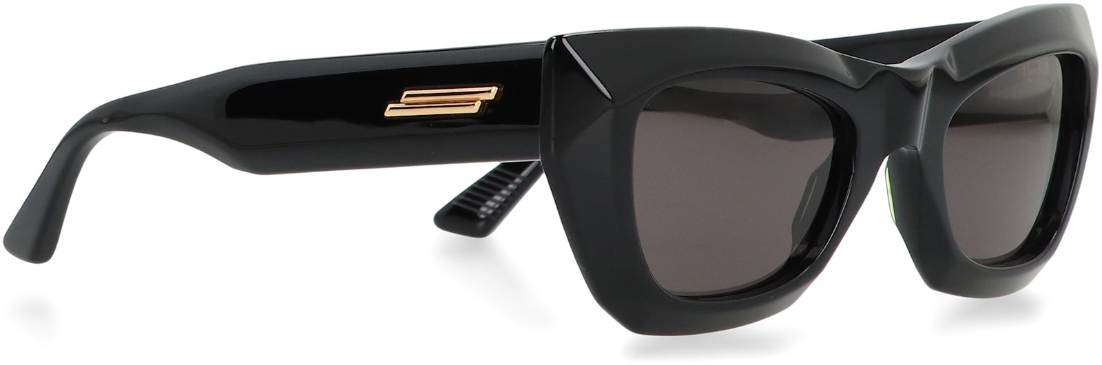 Bottega Veneta Cat Eye Sunglasses In Black