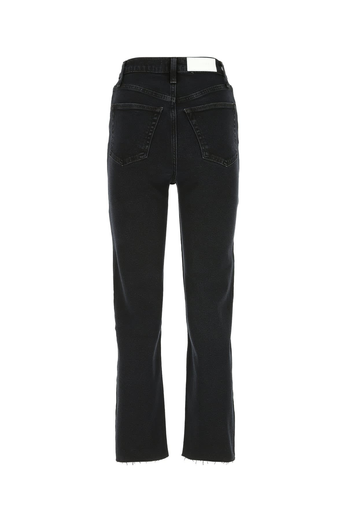 Shop Re/done Pantalone Jeans In Jetblueblack