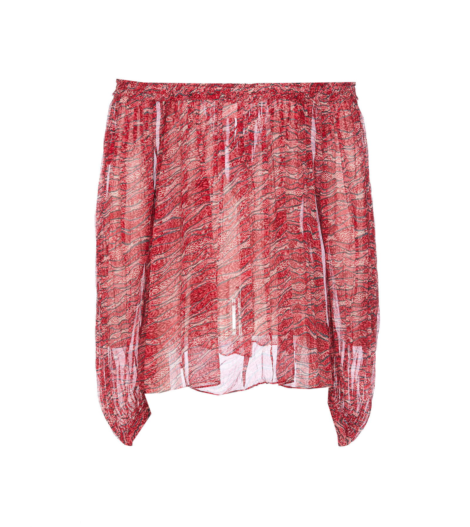 Shop Isabel Marant Étoile Vutti Top In Red