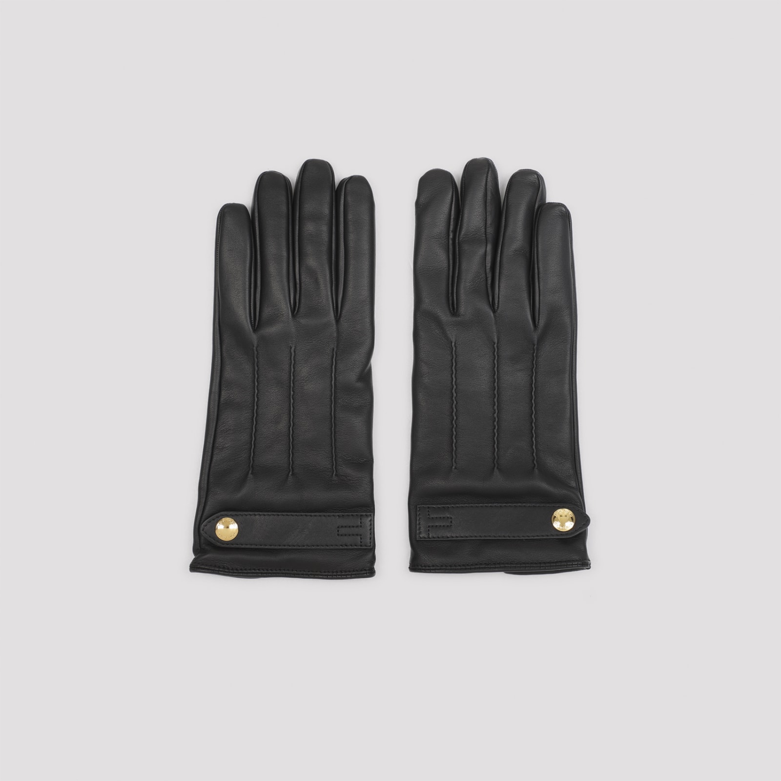 Shop Tom Ford Leather Gloves In Black