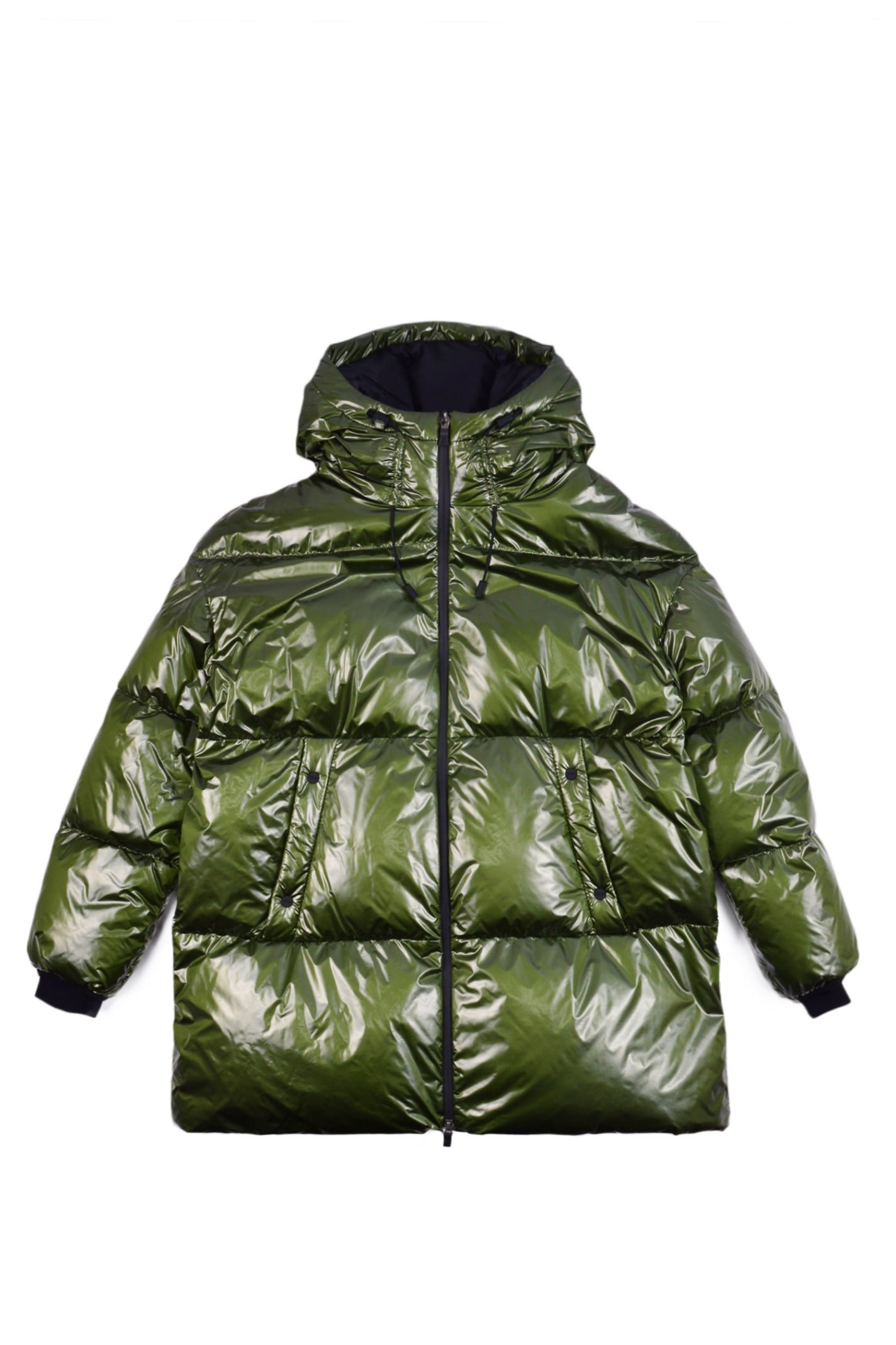 Herno Oversize Laminar Glazed Ripstop Jacket