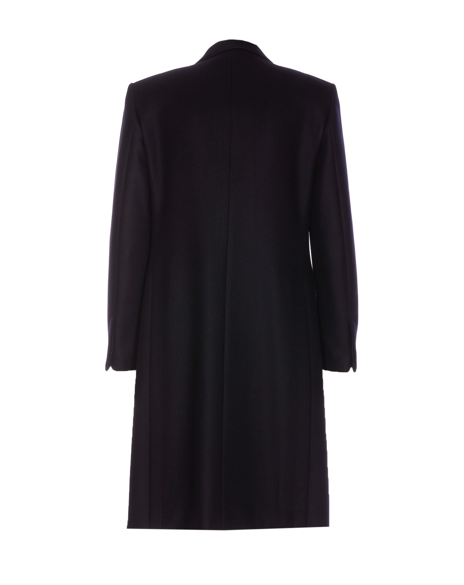 Shop Givenchy Wool Coat In Blue