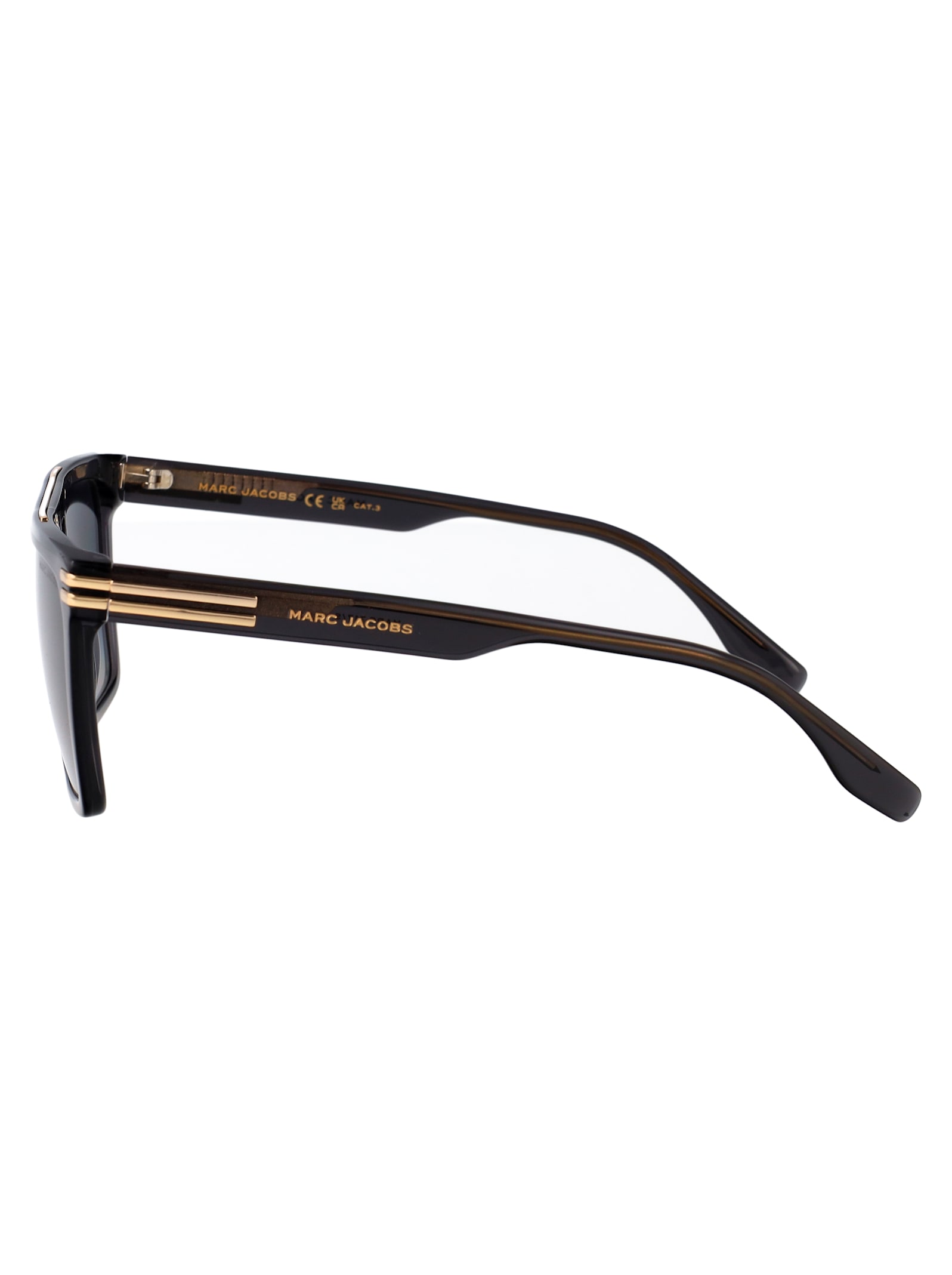 Marc Jacobs Geometric Sunglasses In Black