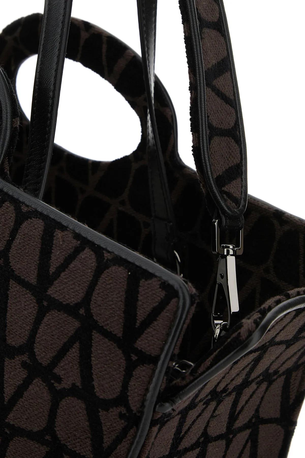 Shop Valentino Toile Iconographe Le Troisième Shopping Bag In Brown