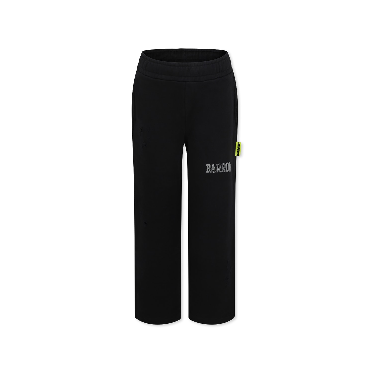 Barrow Black Trousers For Kids With Logo And Smiley In Black