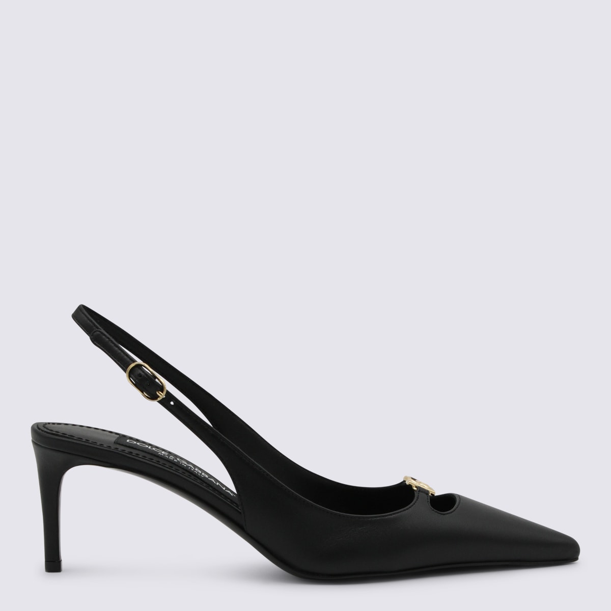 Dolce & Gabbana Black Leather Pumps