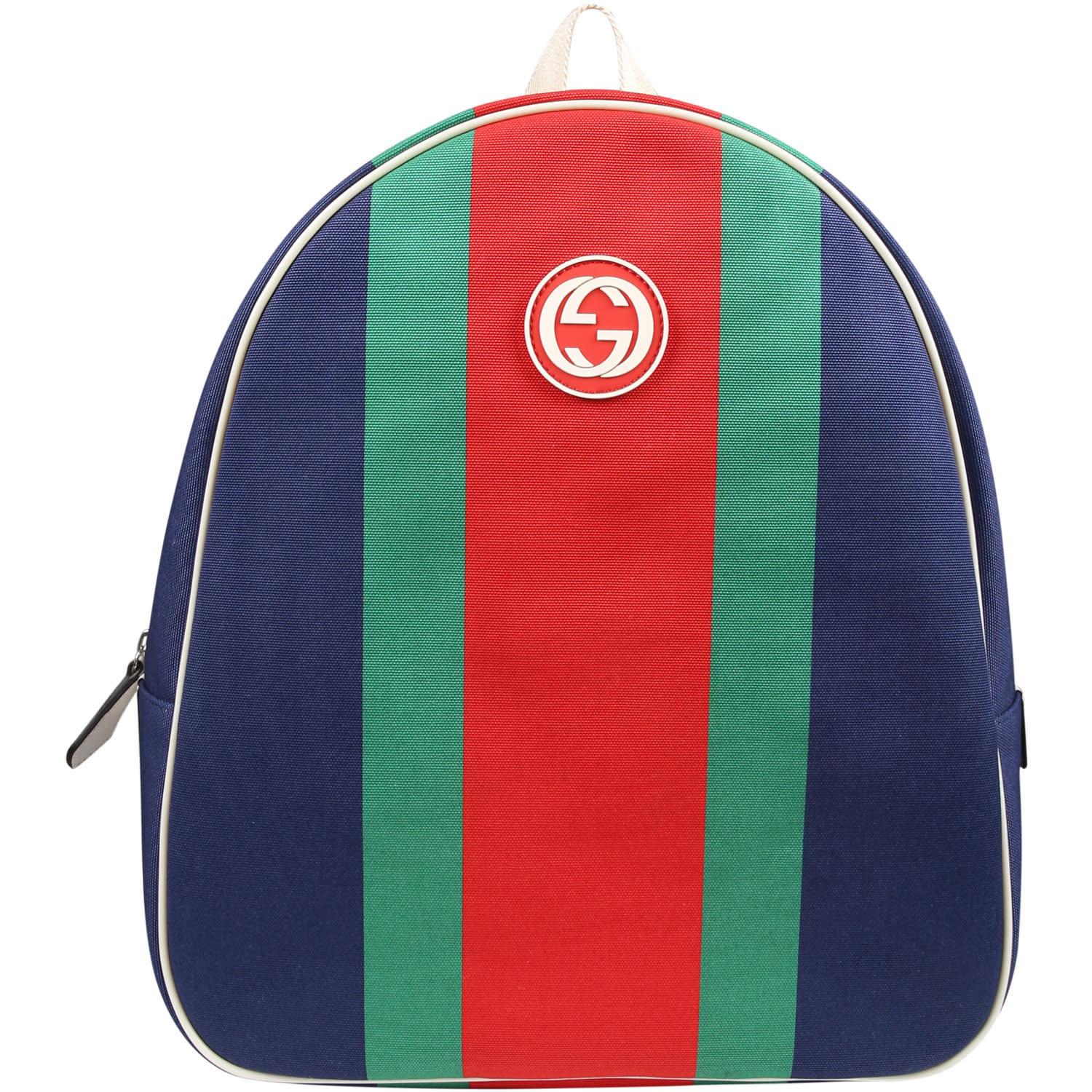 Gucci Multicolor Backpack For Kids With Web Detail
