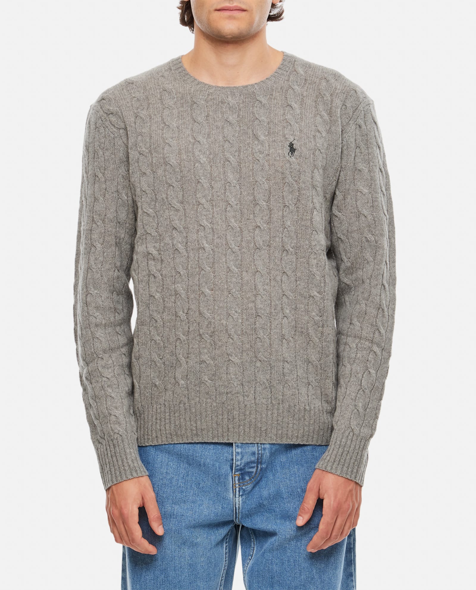 POLO RALPH LAUREN CABLE-KNIT WOOL-CASHMERE JUMPER