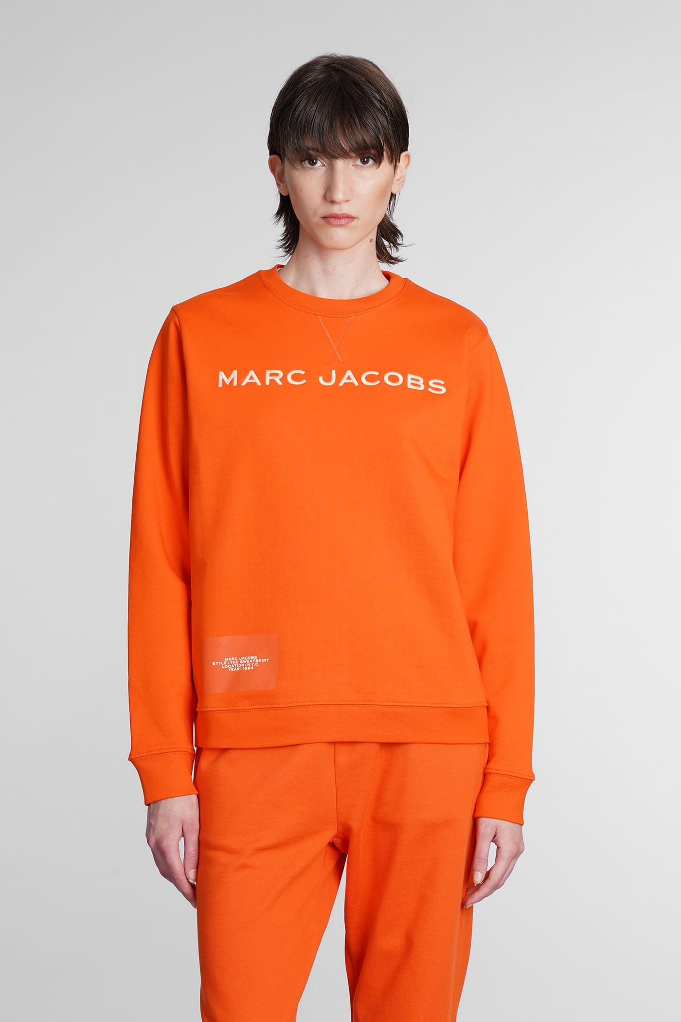 Marc Jacobs Sweatshirt In Orange Cotton