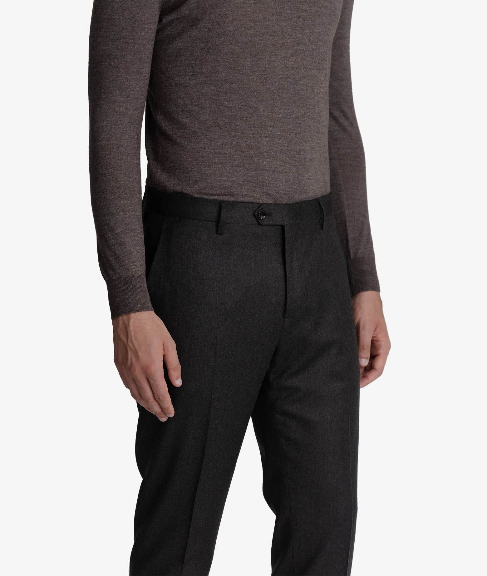 Shop Larusmiani Trousers Palace Pants In Brown