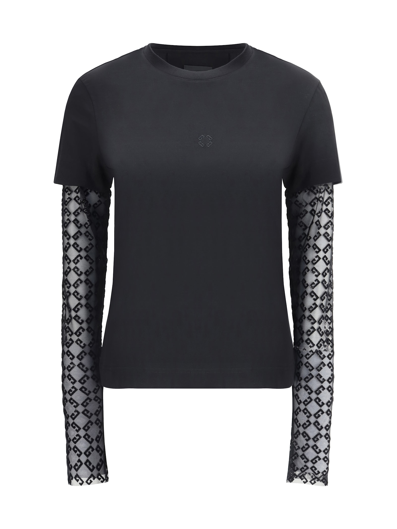 【送料&関税込】Givenchy Long Sleeve Jersey Givenchy Long Sleeve Jersey In Black/silvery | ModeSens