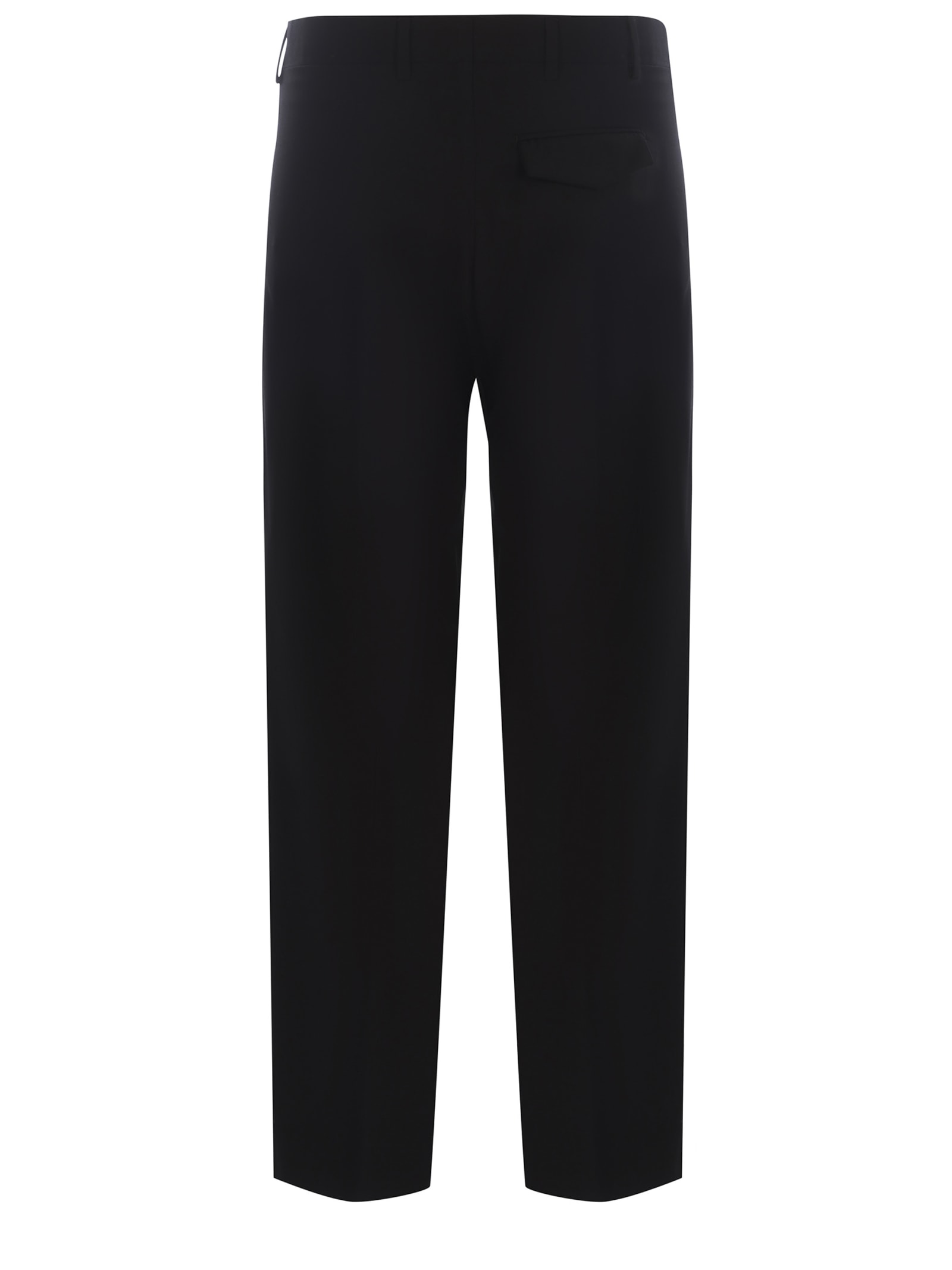Shop Costumein Trousers  Vincent Made Of Cool Wool In Nero