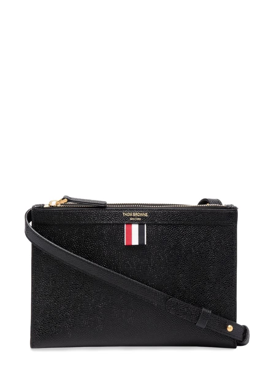 Shop Thom Browne Small Document Holder In Black