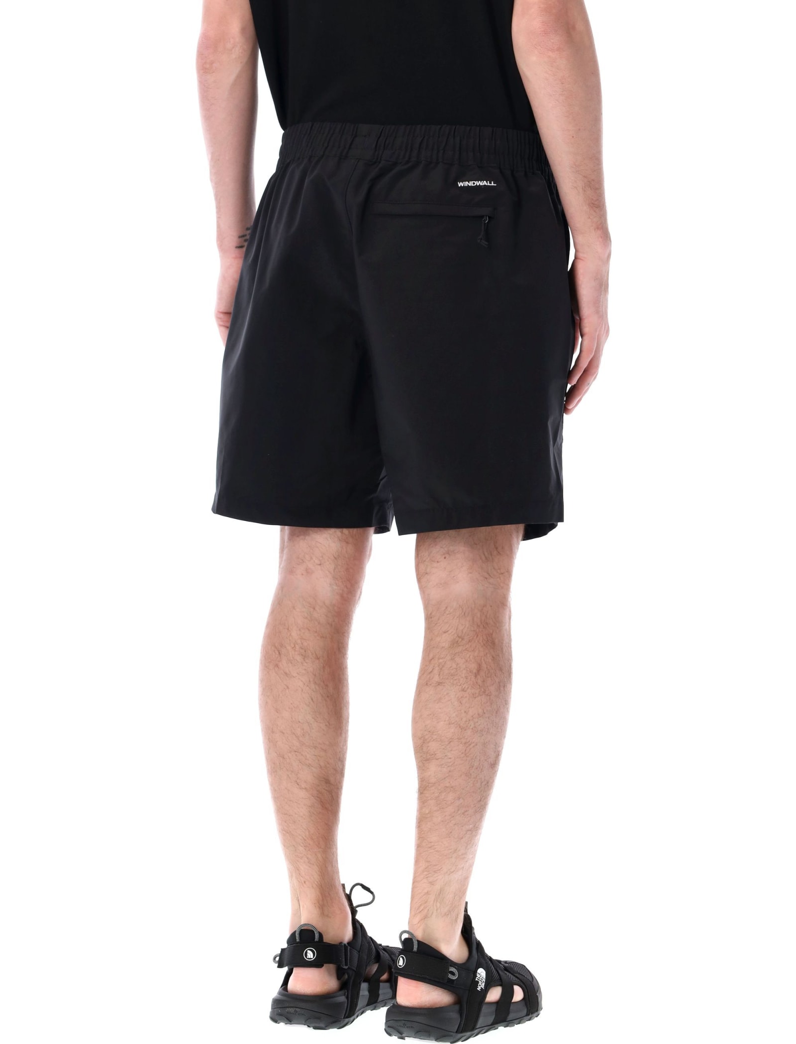 Shop The North Face Easy Wind Shorts In Black