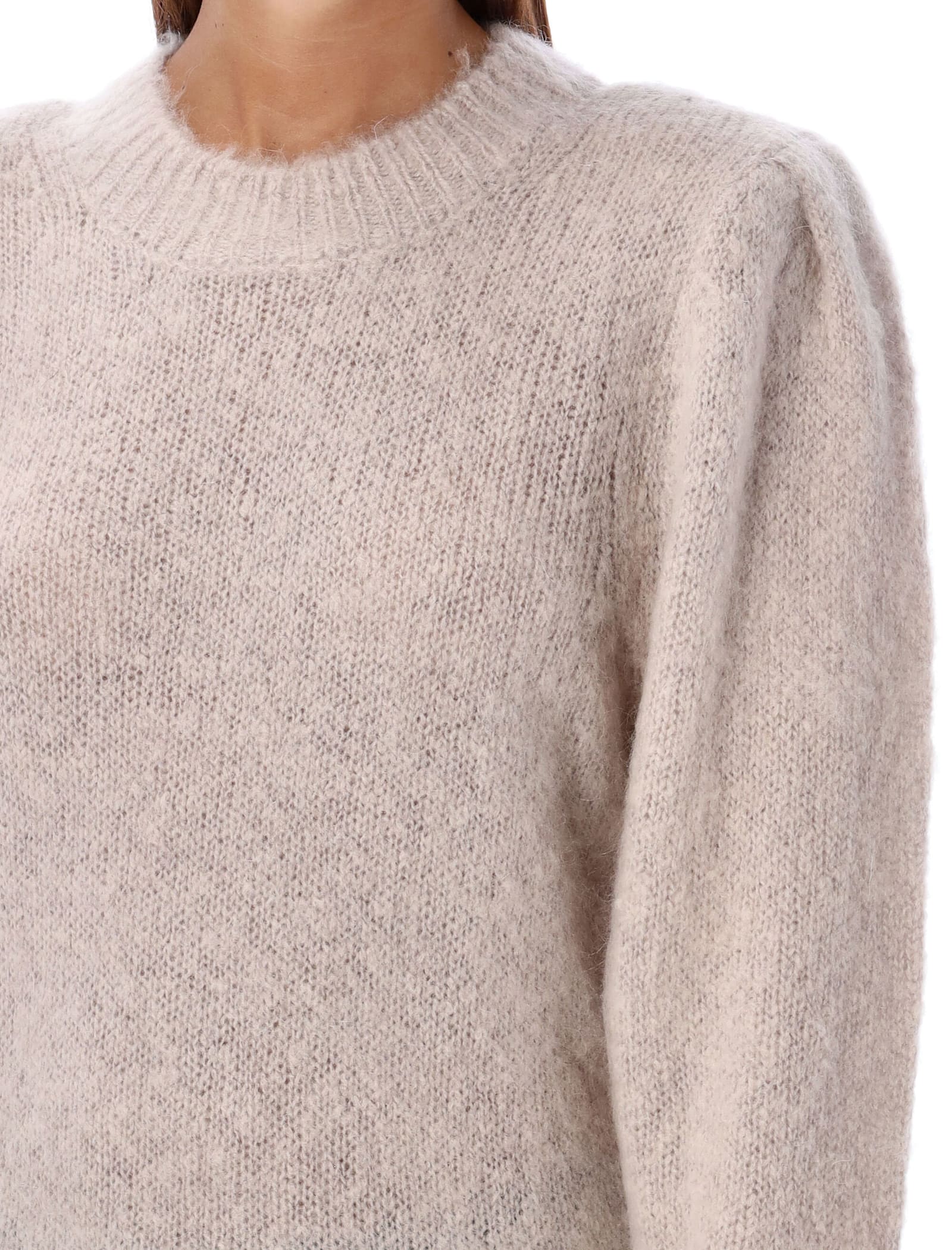 Shop Marant Etoile Esmee Sweater In Beige