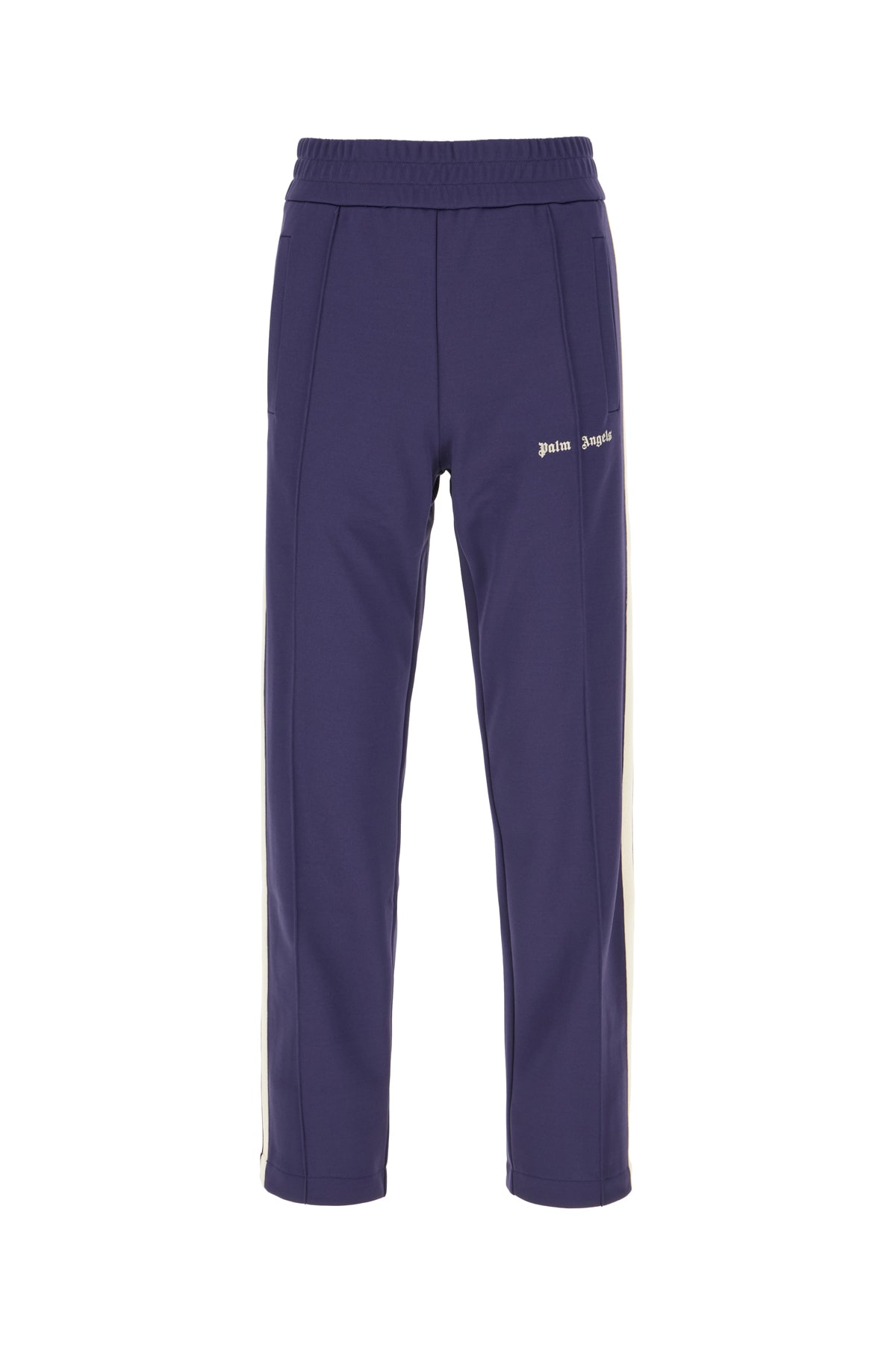 PALM ANGELS PURPLE POLYESTER JOGGERS