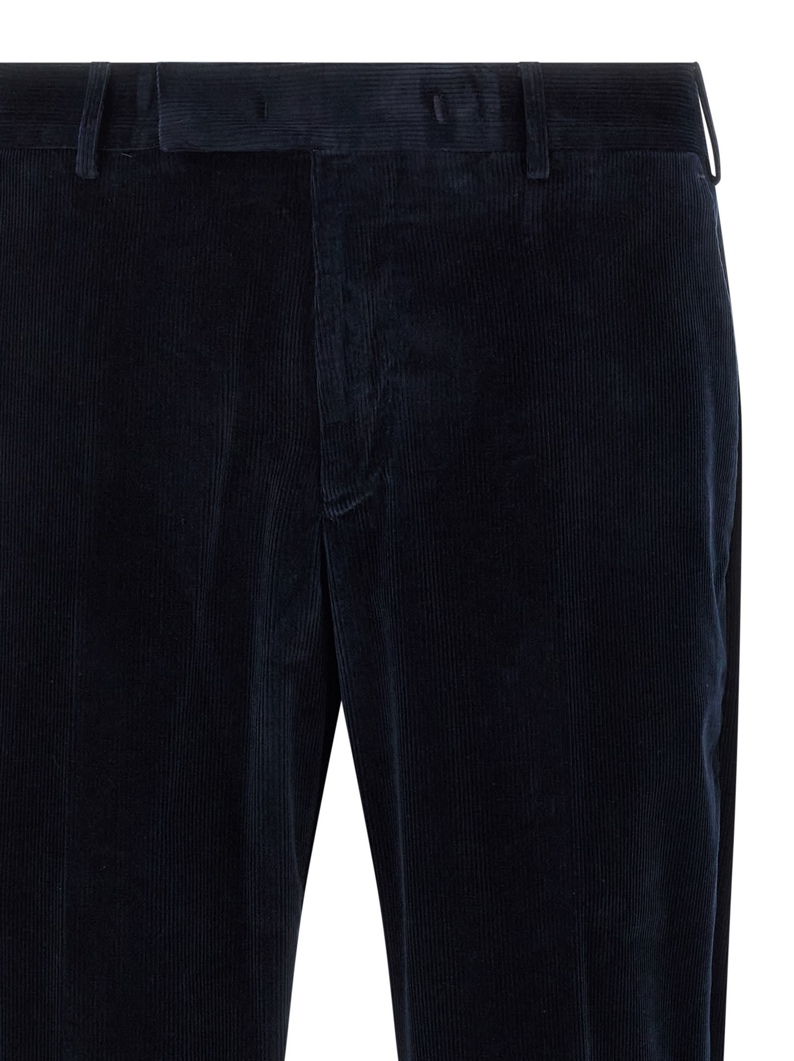 Pt Torino The Rebel Corduroy Trousers In Blue