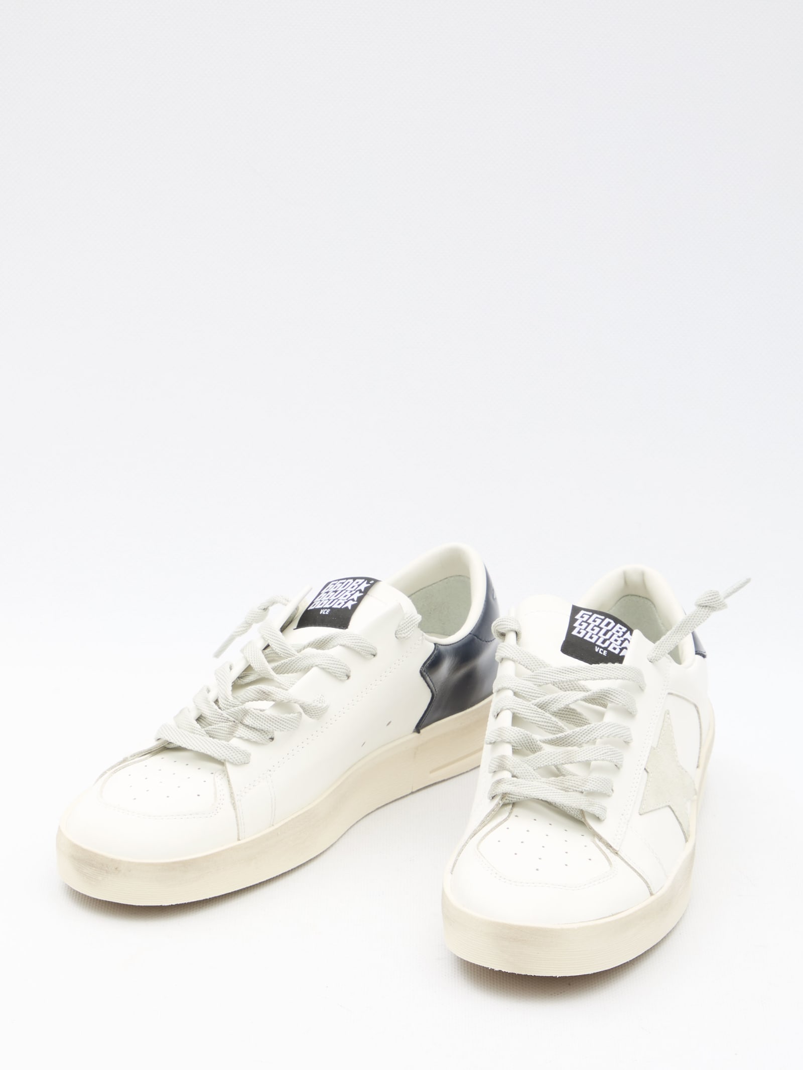 Shop Golden Goose Stardan Sneakers In White