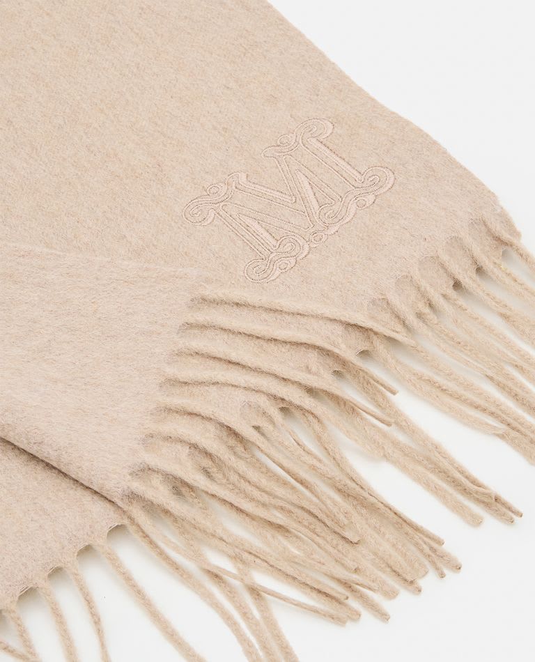 Shop Max Mara Wsdalia Scarf In Beige