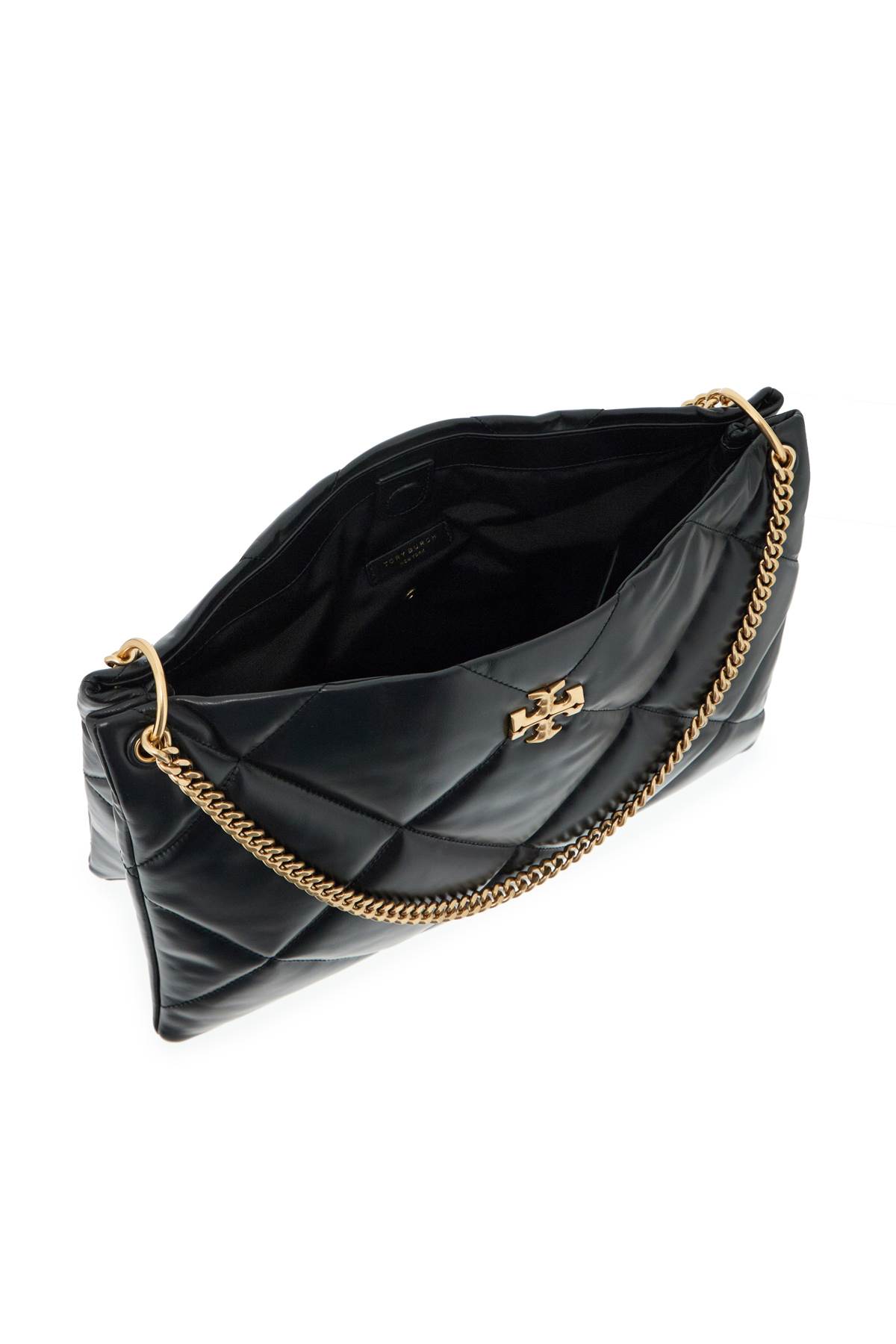 Tory Burch Kira Diamond Quilt Shoulder Bag In Black