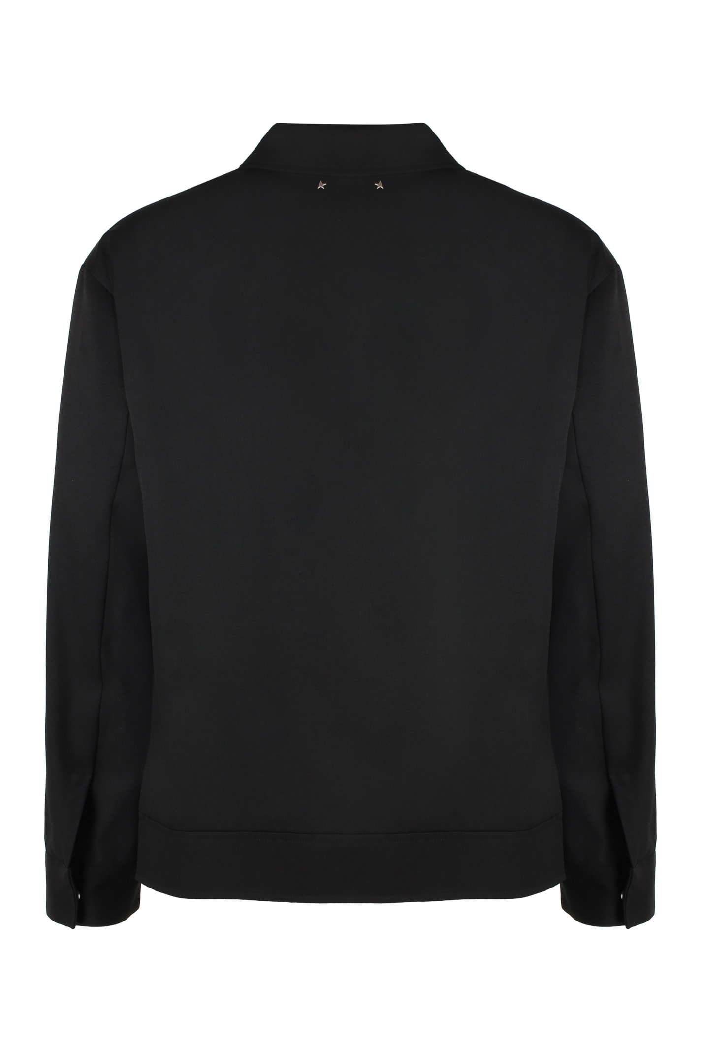 Shop Golden Goose Virgin Wool Jacket In Black