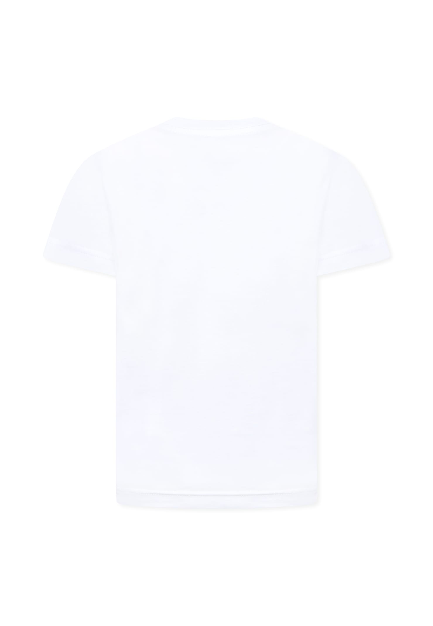 Dsquared2 White T-shirt For Boy With Logo In White