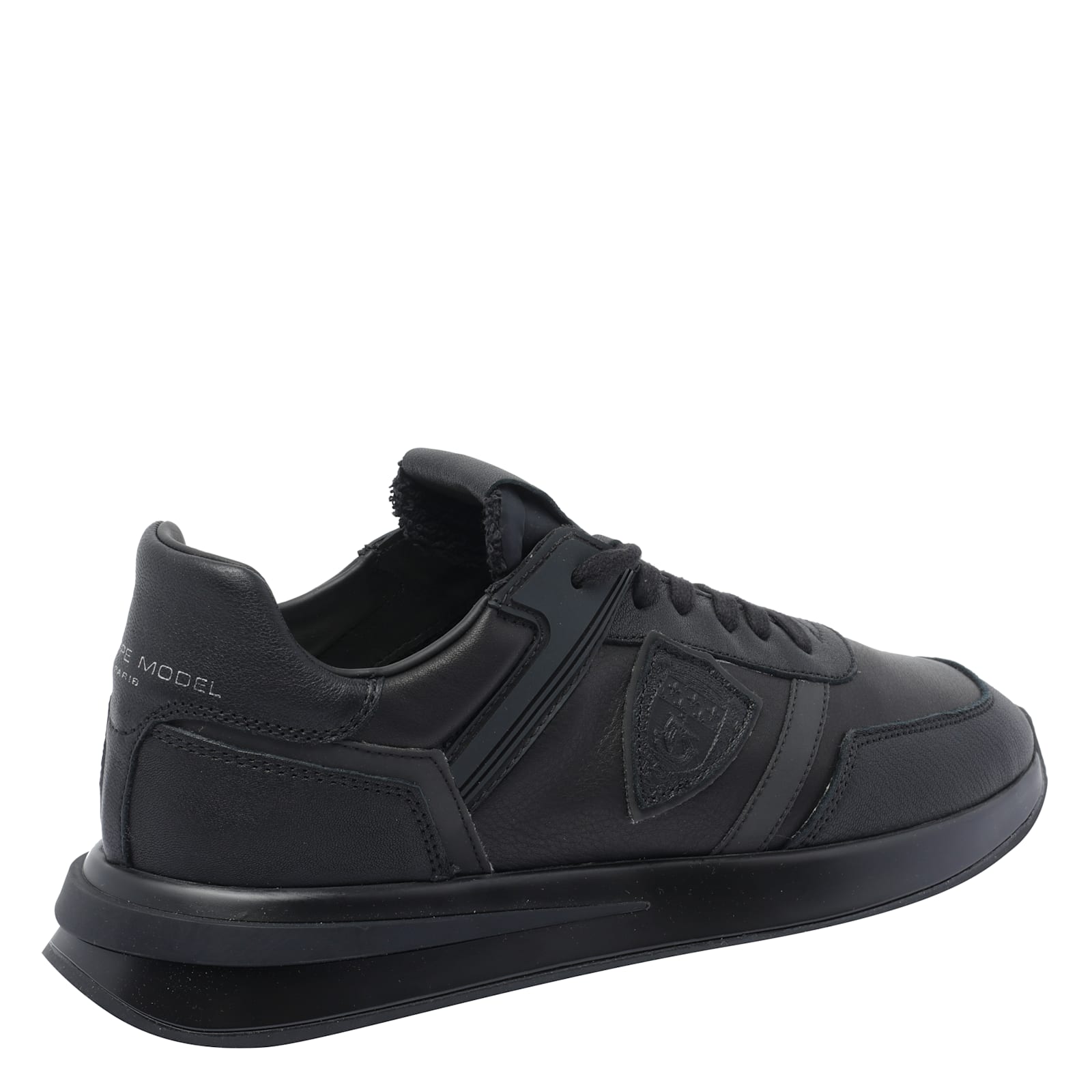Philippe Model Tropez 2.1 Low-top Leather Sneakers In Black