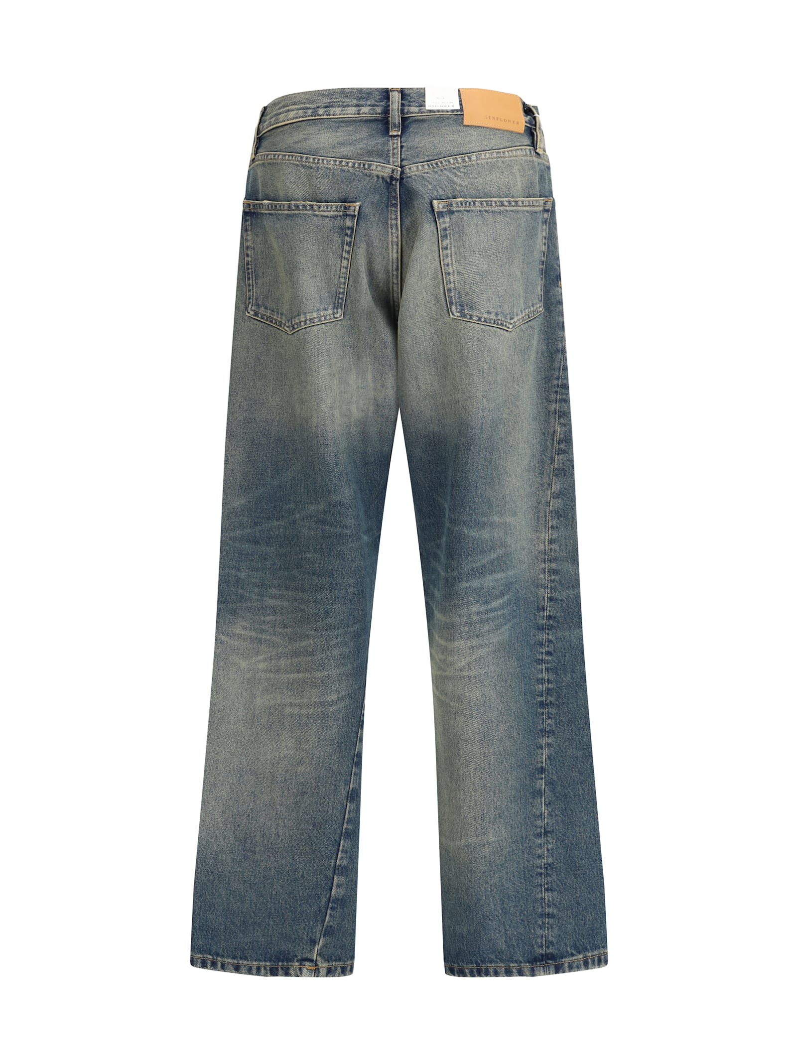 Sunflower Button-fly Five-pocket Jeans In Blue