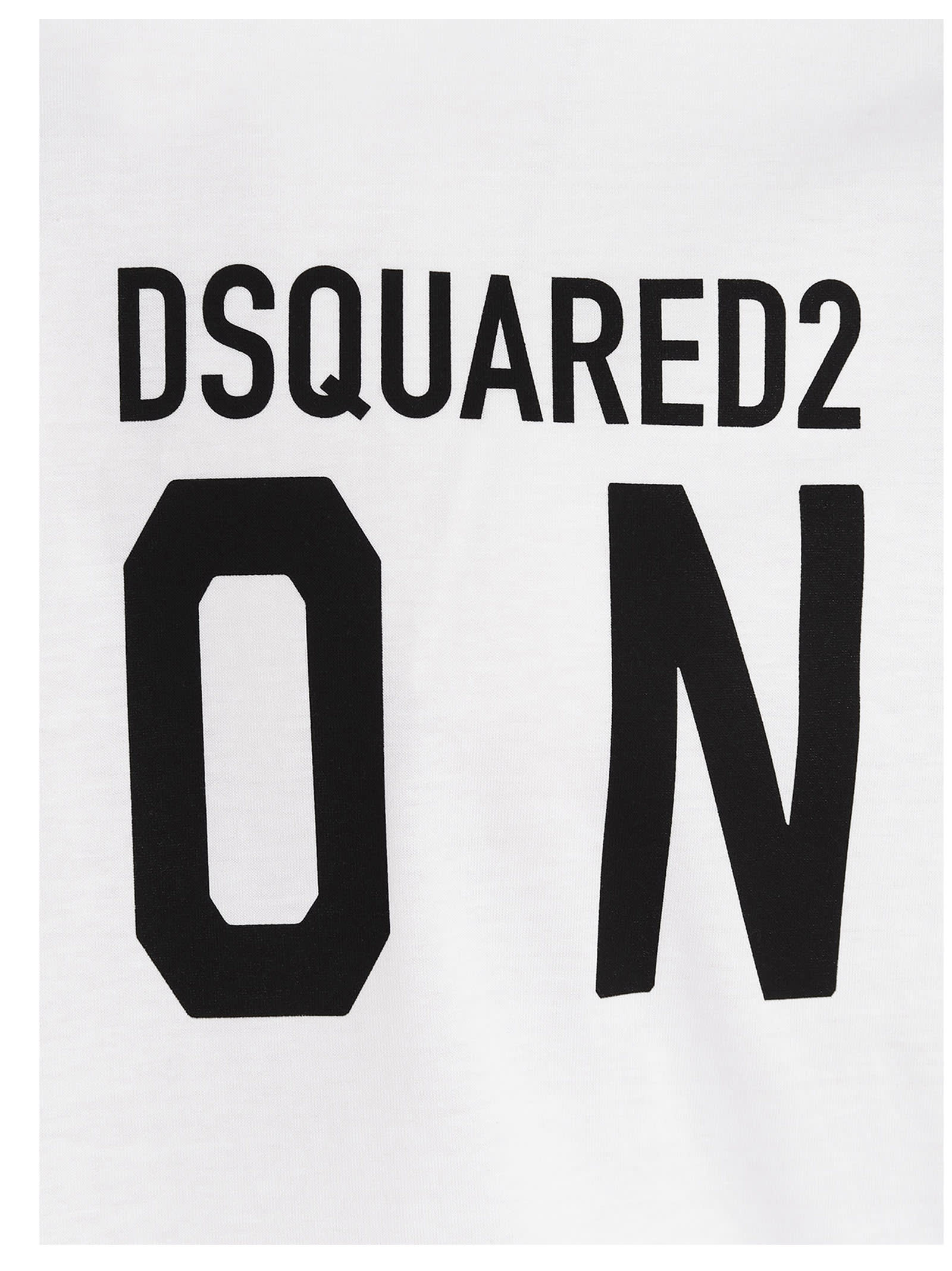 Shop Dsquared2 Icon T-shirt In White/black