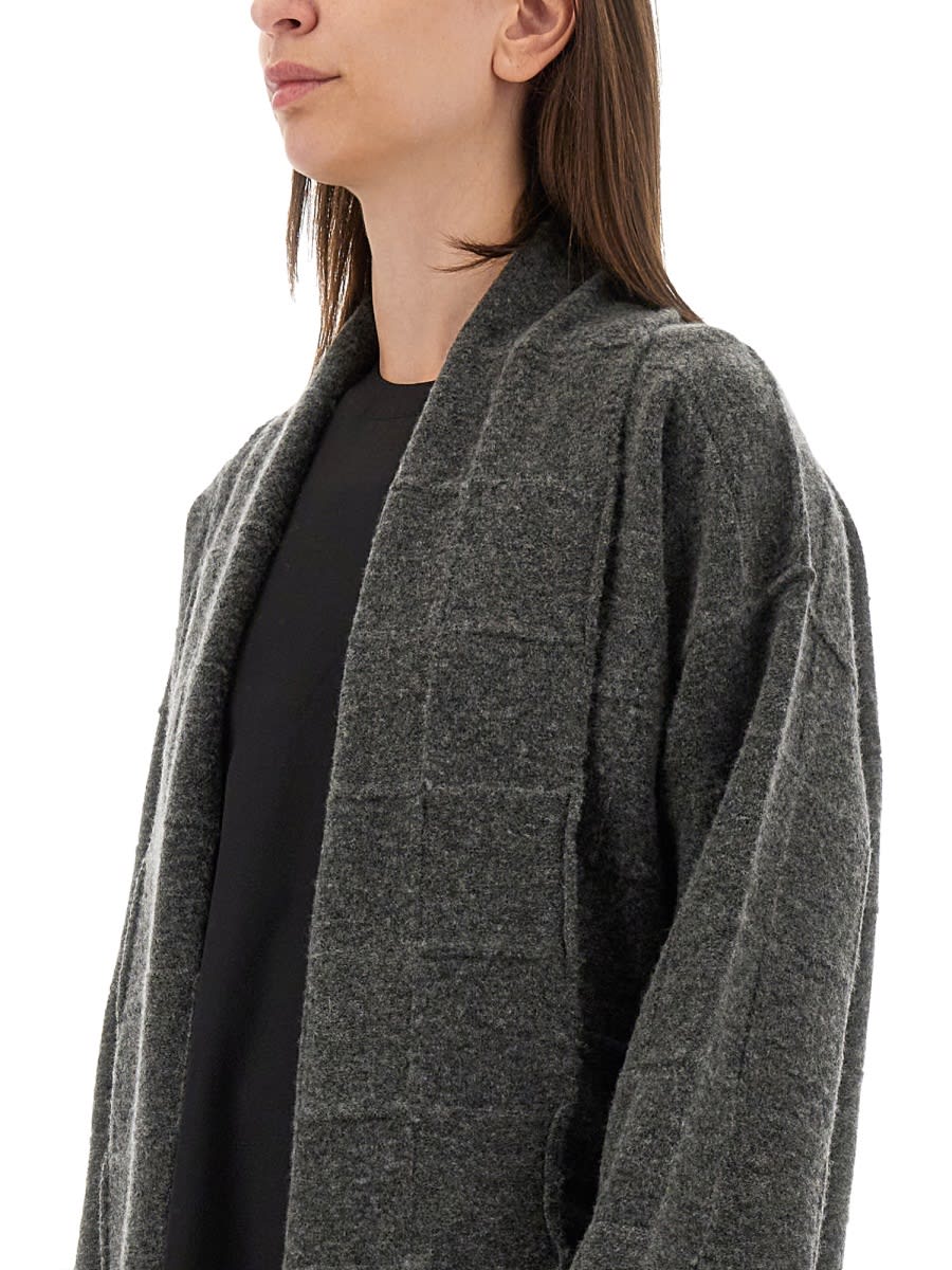 Shop Uma Wang Oversize Fit Cardigan In Grey