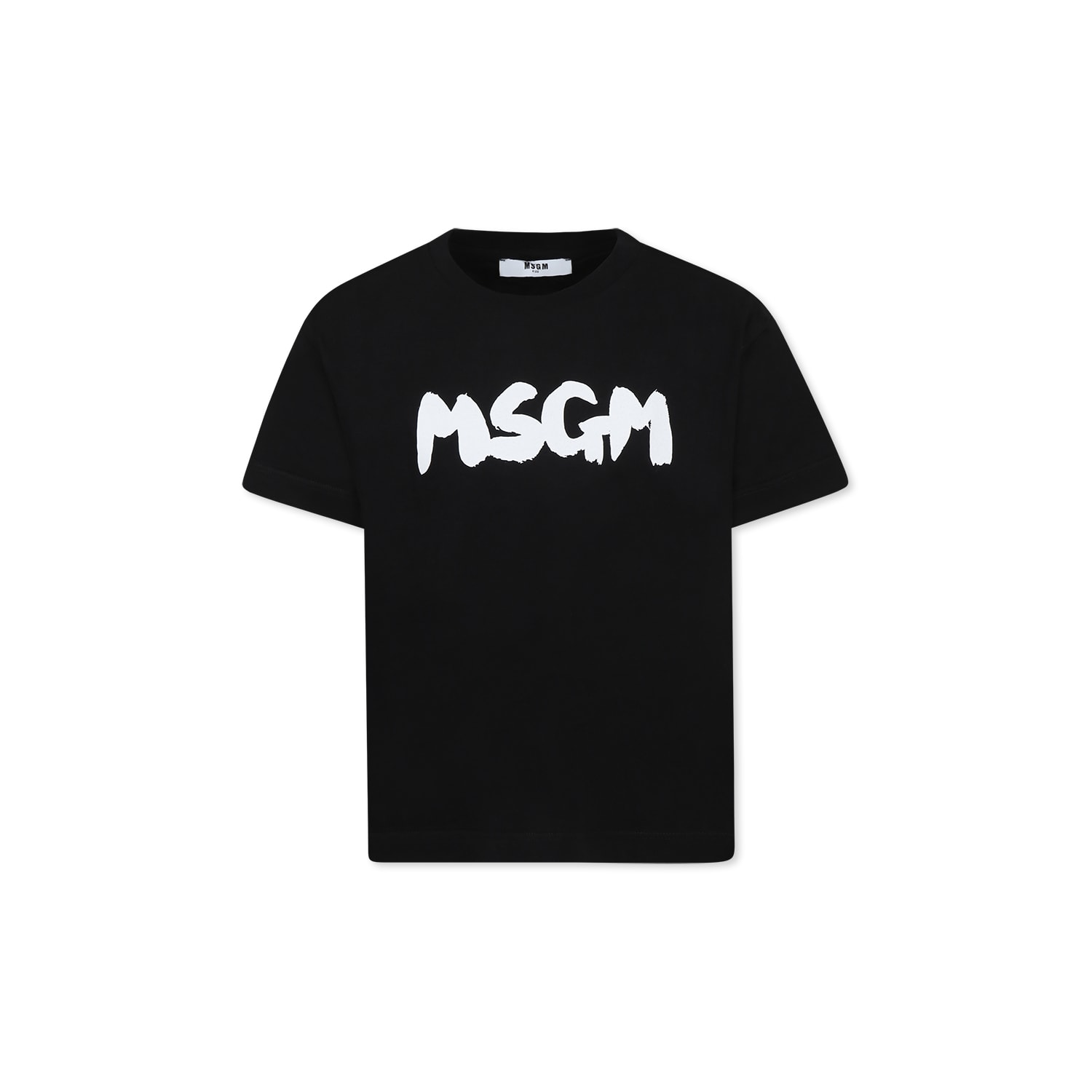Msgm T-shirt With Logo In Black