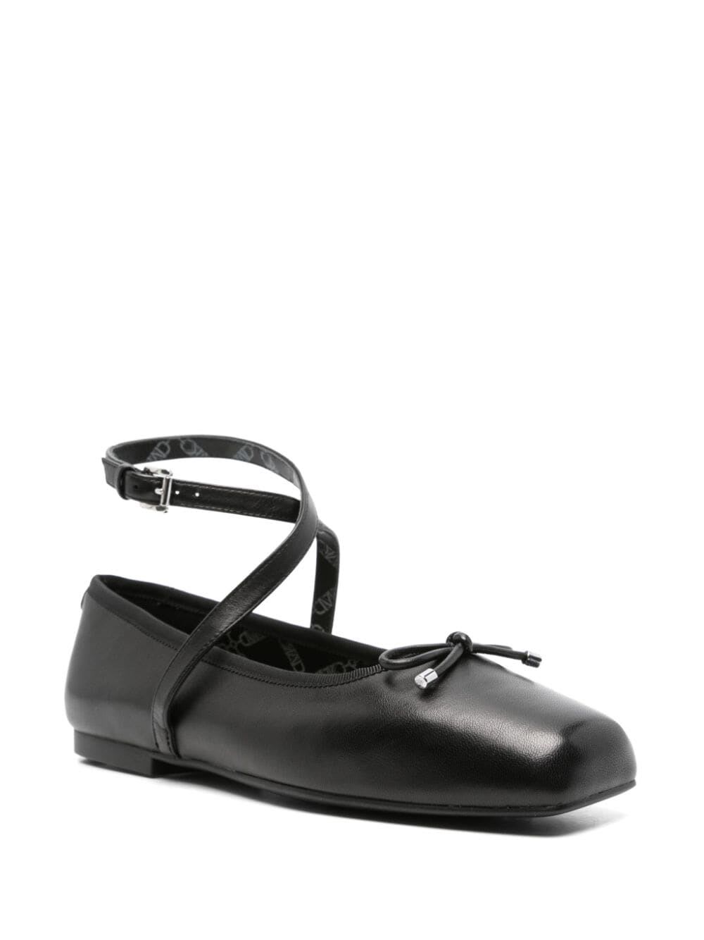 Shop Michael Michael Kors Collette Flex Ballet In Black