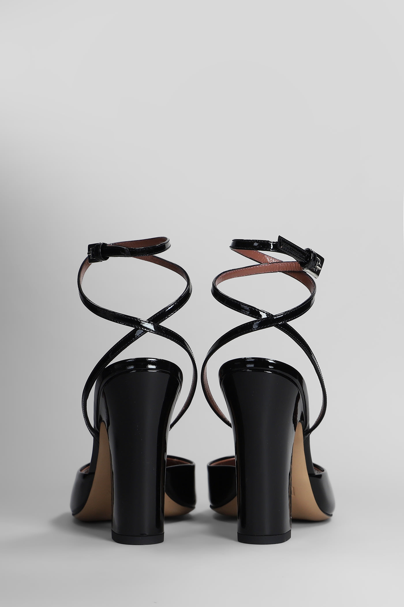 Paris Texas Lara Sandal 100 Sandals In Black Patent Leather In Black