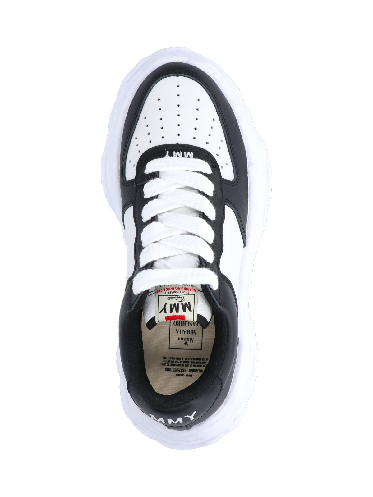 Shop Miharayasuhiro Wayne Sneakers In White