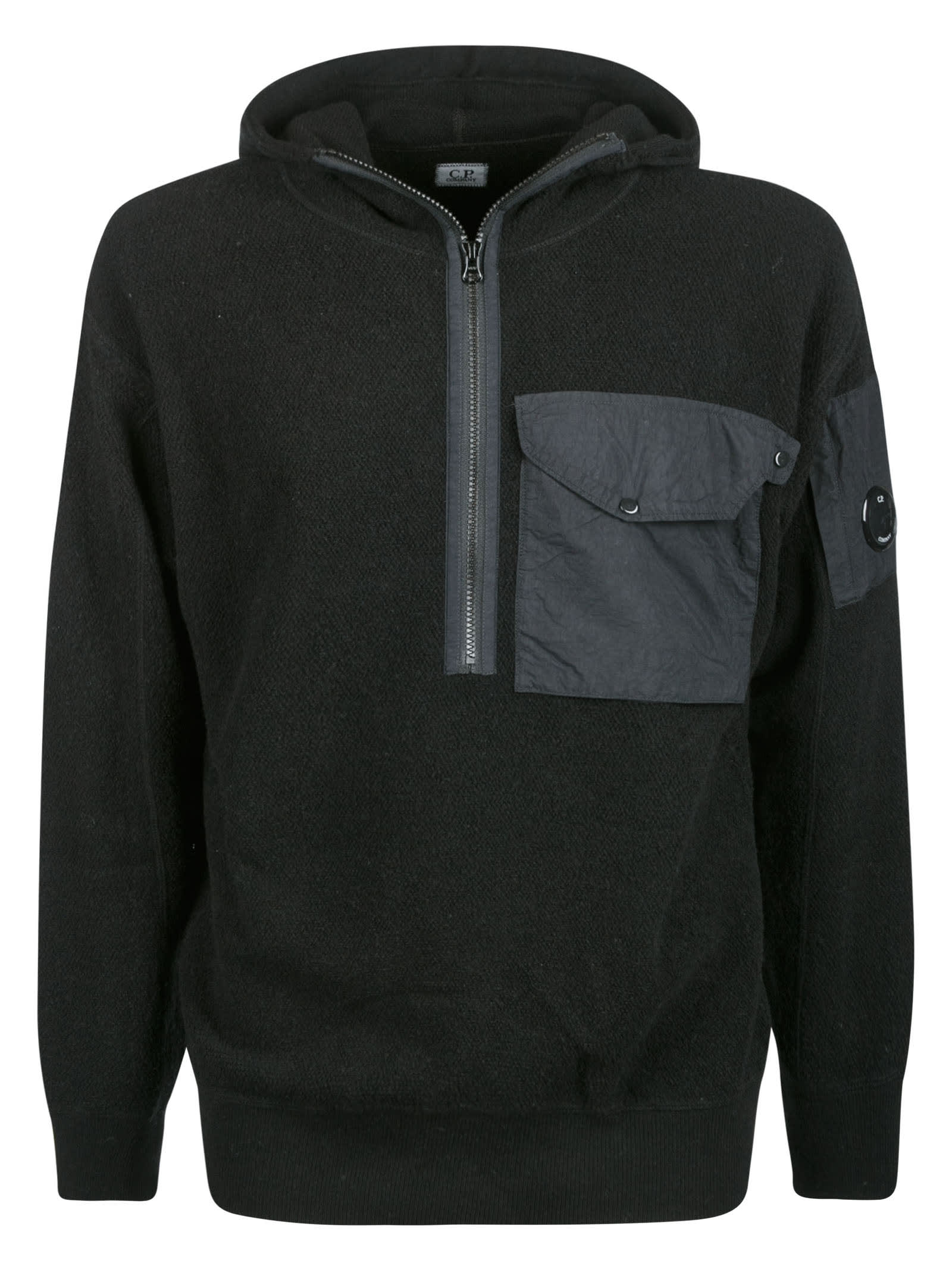C.P. Company Lambswool Hooded Sweater