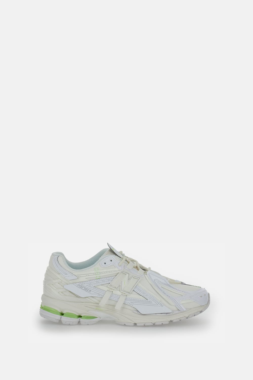 New Balance Mens White White Mint Flash 1906a Mesh Low-top Trainers In White