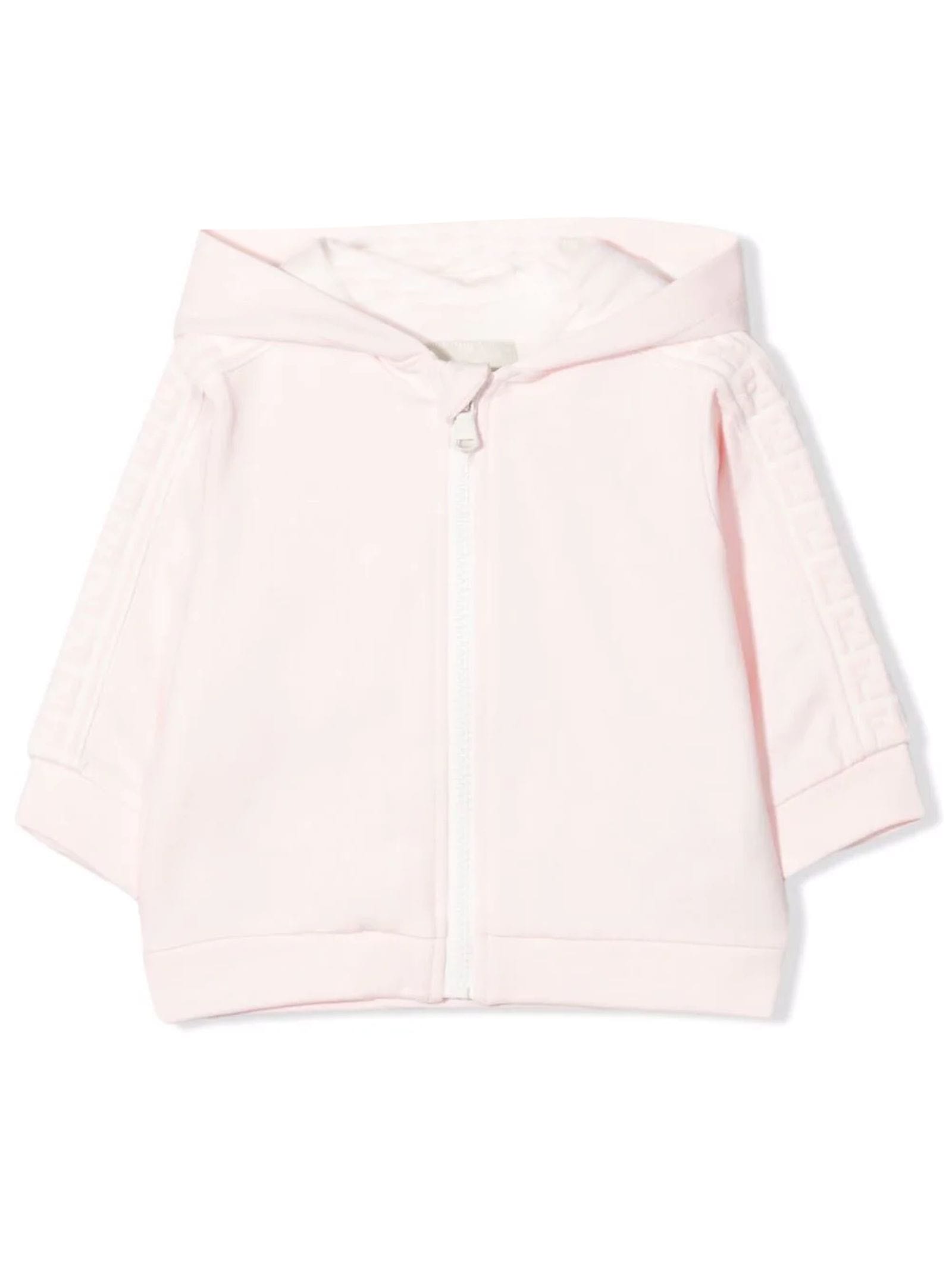 Fendi Babies' Pink Coton-blend Sweatshirt In Rosa