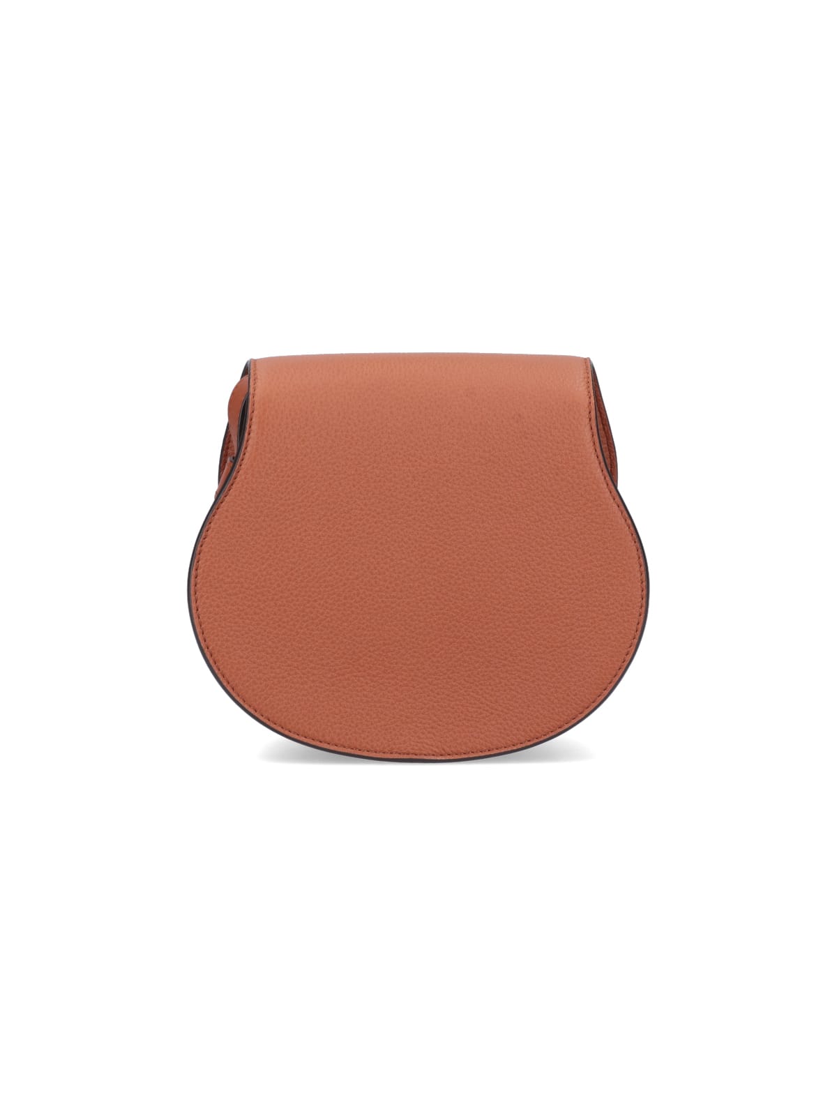 Shop Chloé Small Marcie Shoulder Bag In Brown