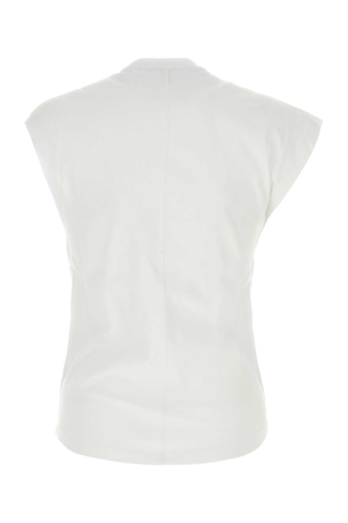 Isabel Marant White Cotton Nayda T-shirt In Multi