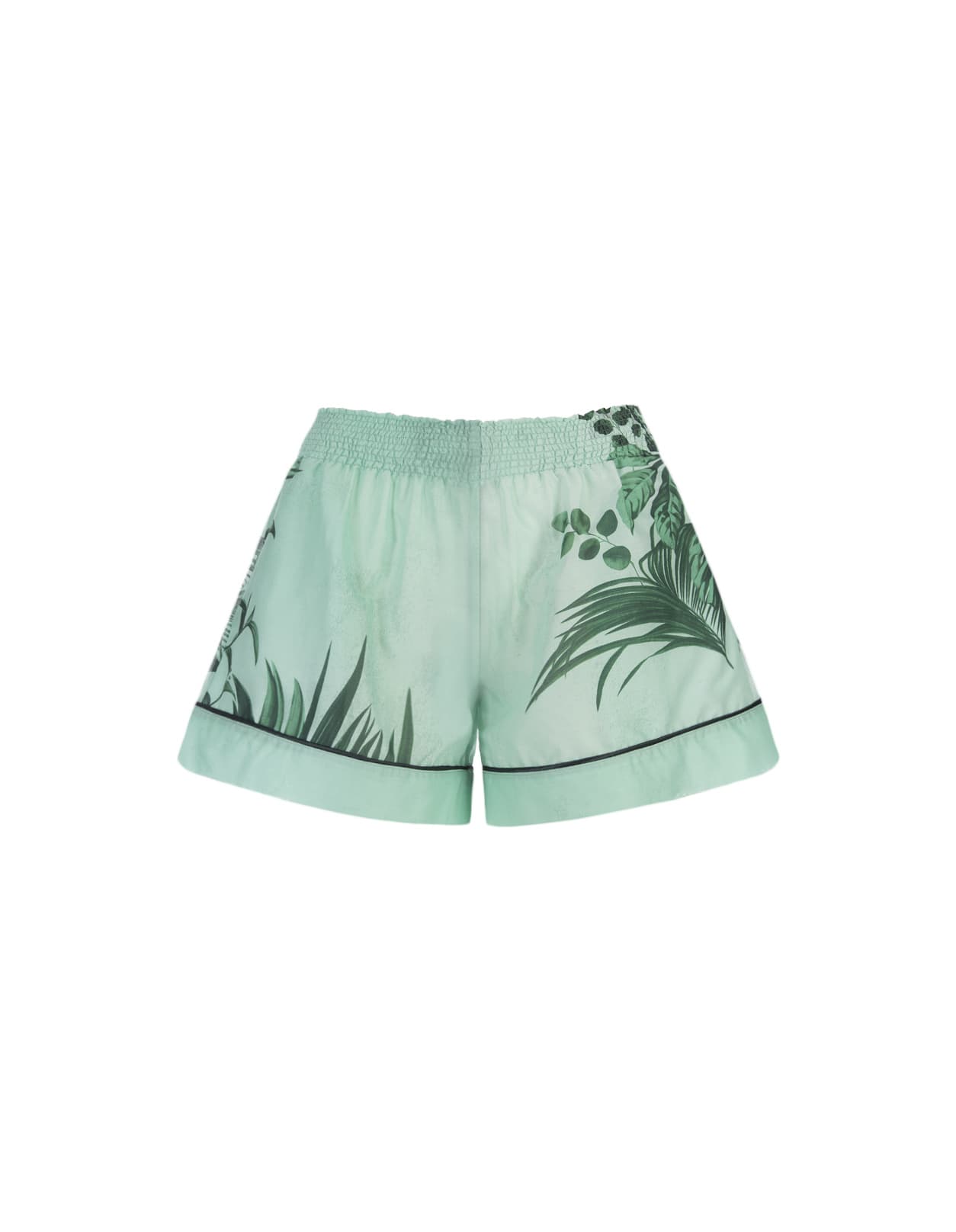 F.r.s For Restless Sleepers Flowers Green Toante Shorts