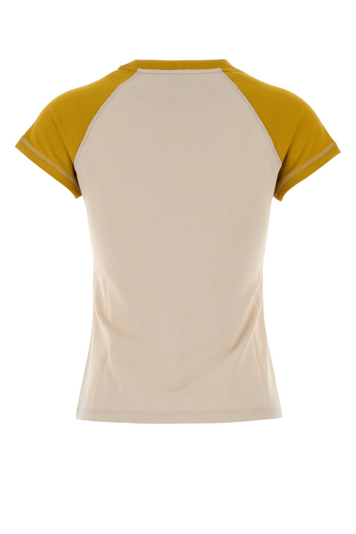 Loewe Sand Stretch Cotton Blend T-shirt In Neutral