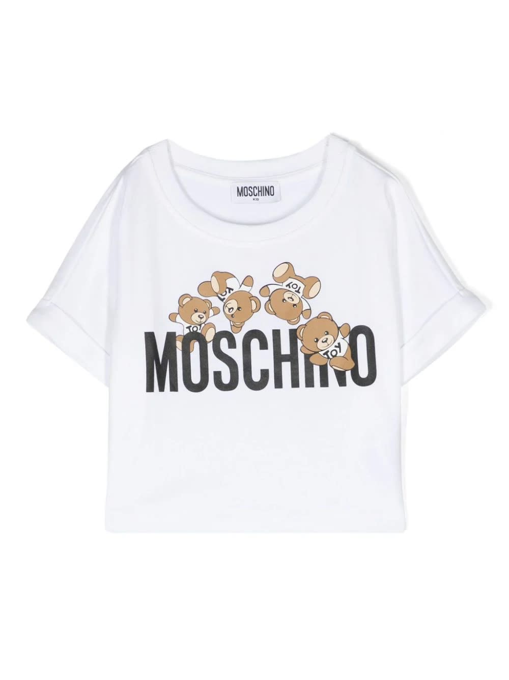 Shop Moschino T-shirt Con Logo In White
