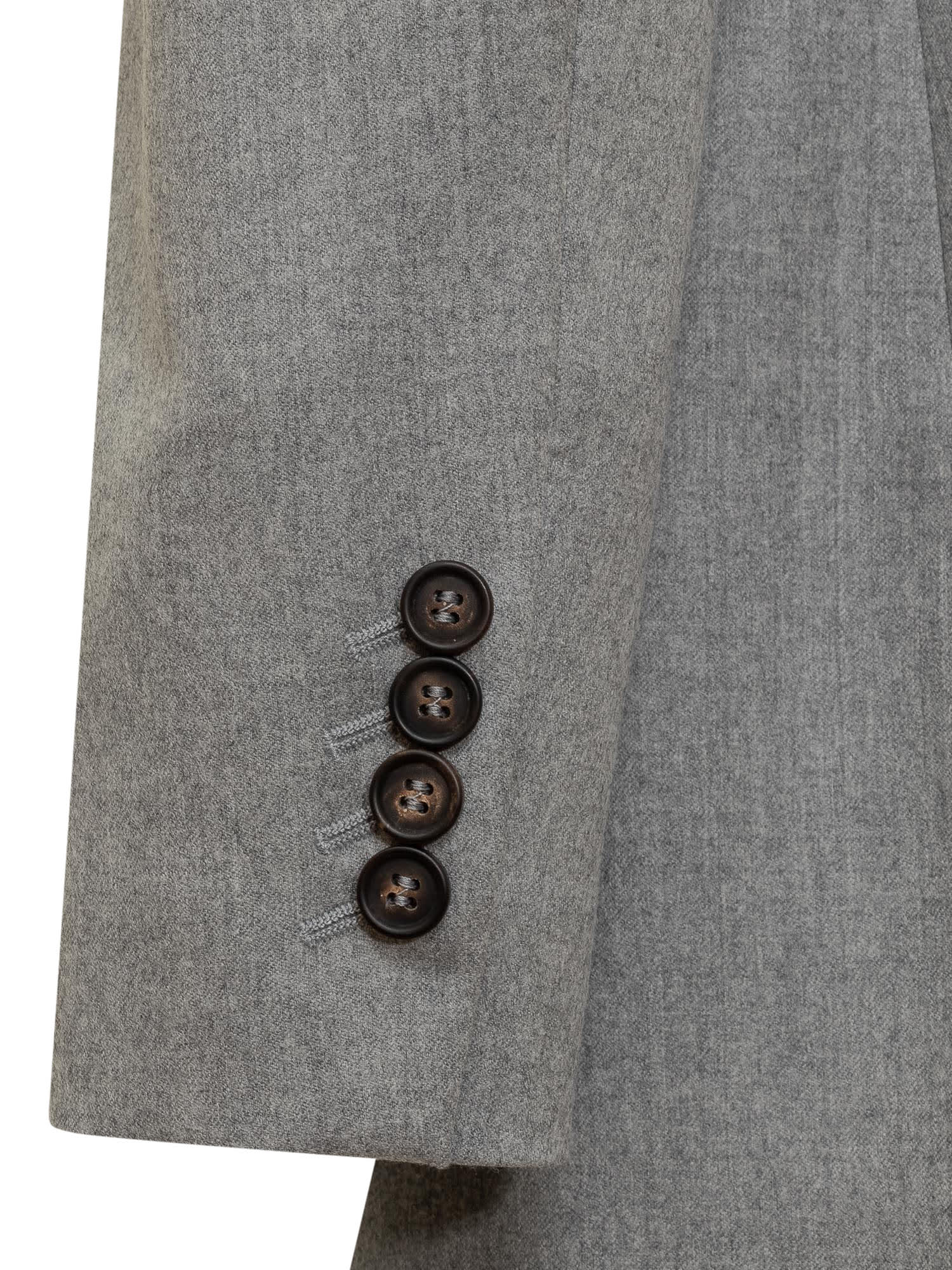 Brunello Cucinelli Blazer In Grigio Perla