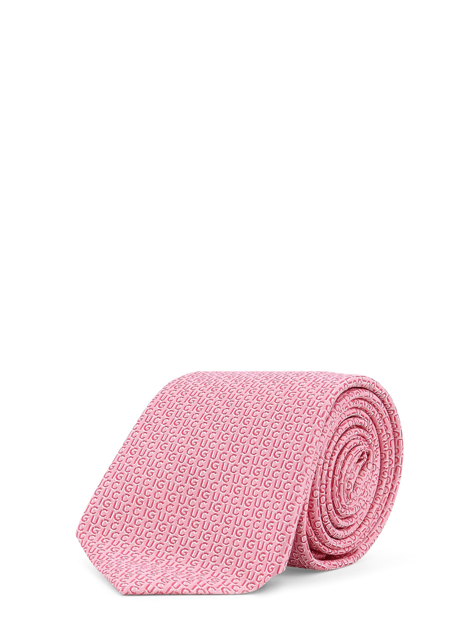 Gucci Silk Tie With Writing Motif