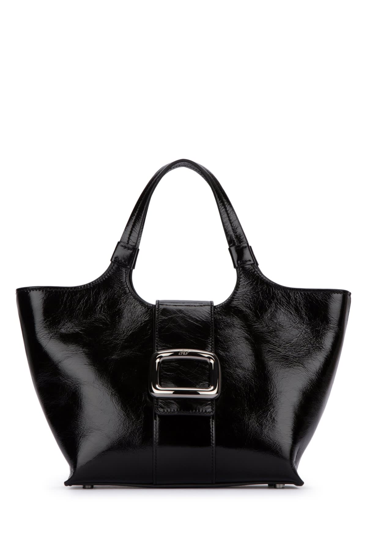 Shop Roger Vivier Grand Vivier Choc Mini In Nero