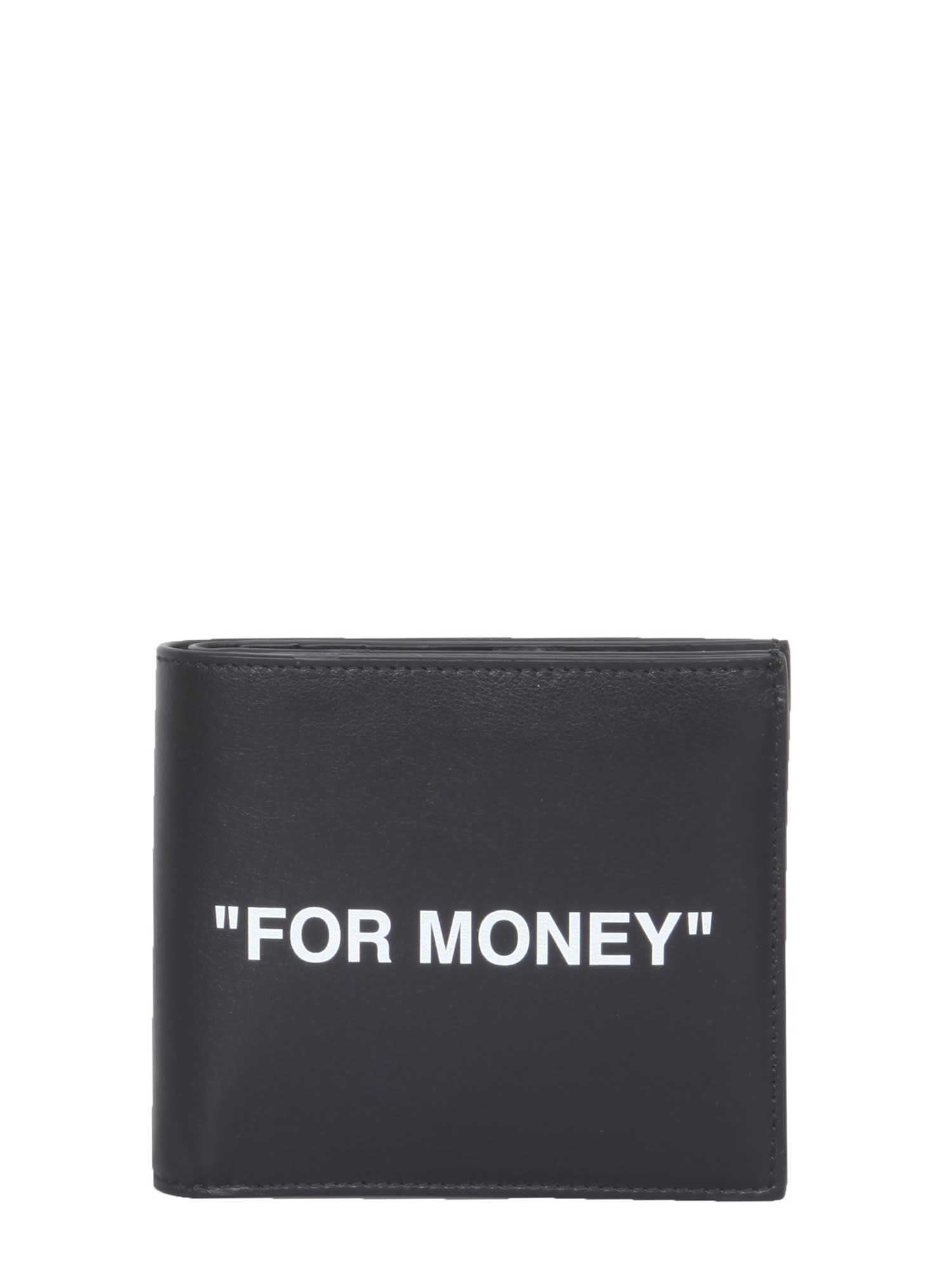 Off-White Bifold Quote Wallet