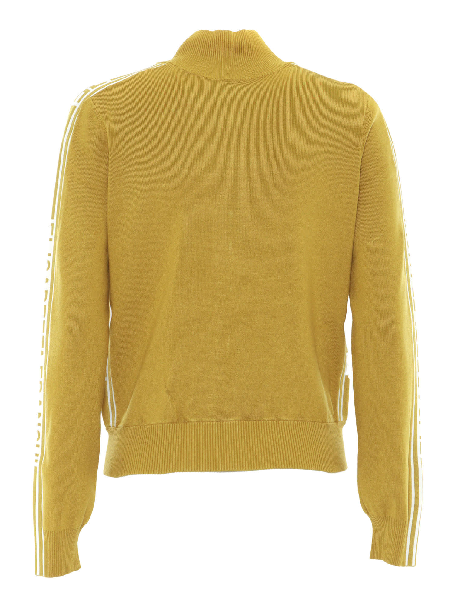 Elisabetta Franchi Tricot Sweater In Yellow
