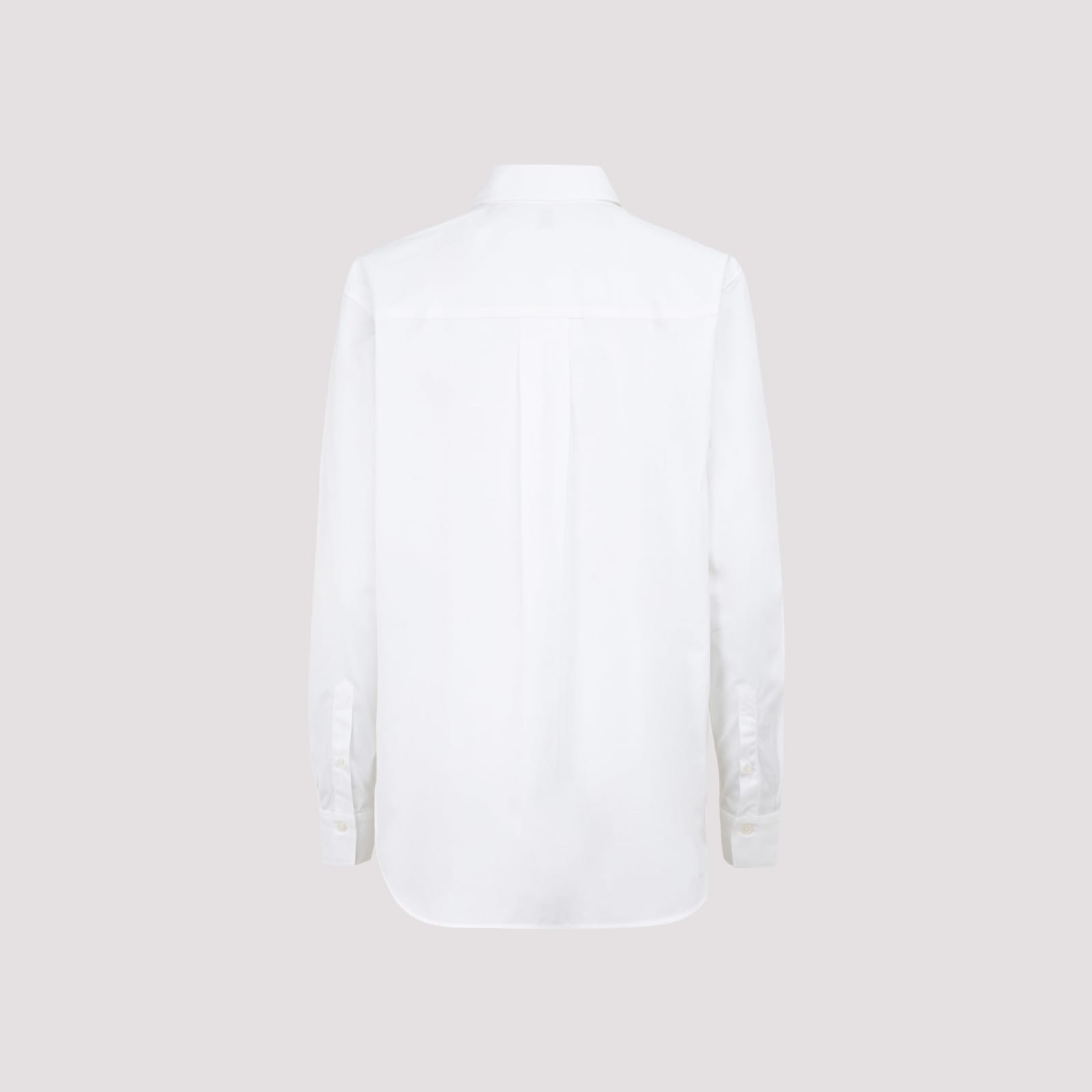 Shop Totême Signature Shirt In White